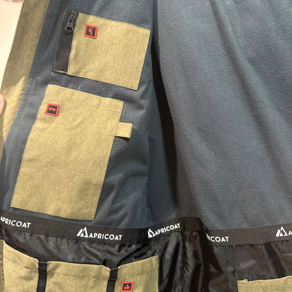 APRICOT Men's Khaki Performance Jacket - Picture 3 of 7